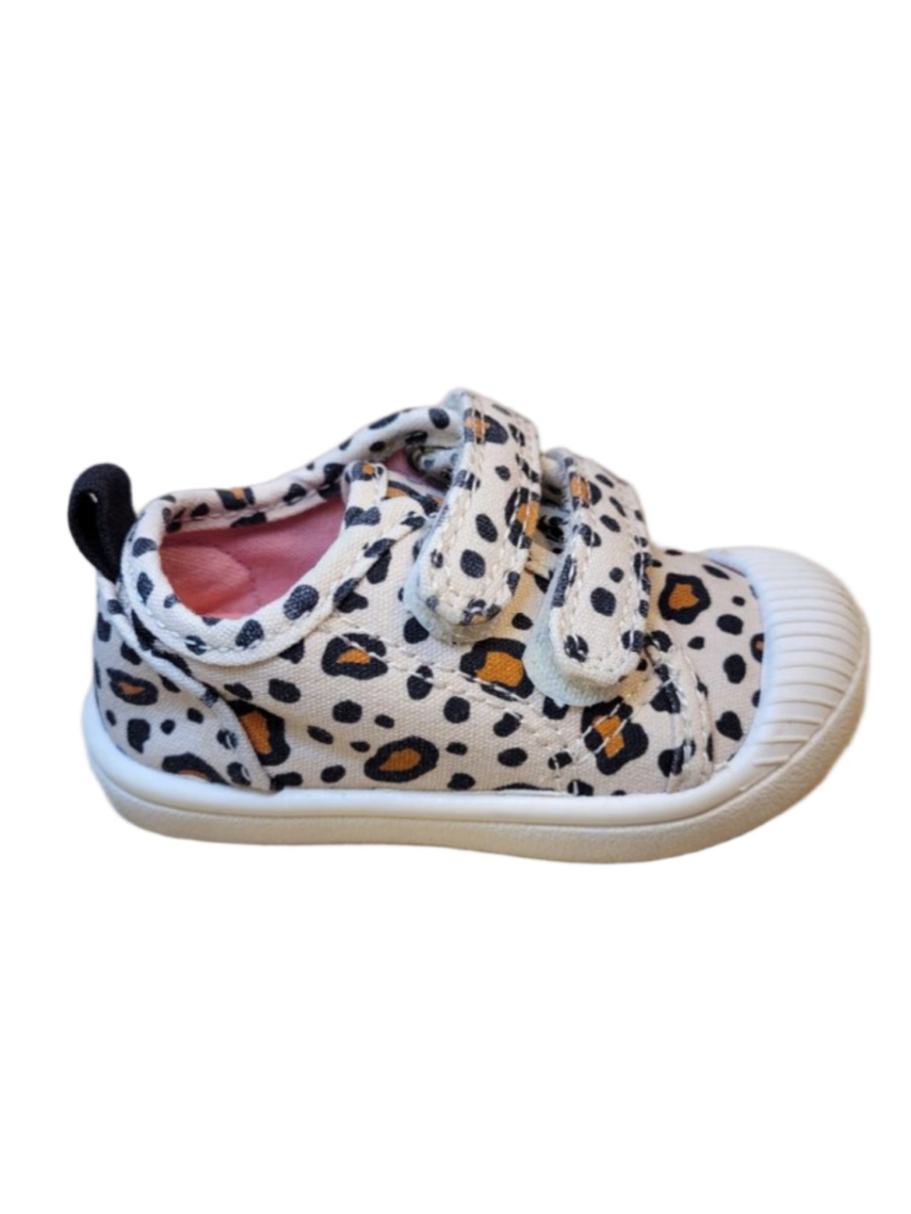 Cat & Jack Parker Model in a Cheetah Print Pattern Slip On Girls Toddler 4C Shoe